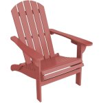 Fauteuil adirondack terracotta en bois d'acacia avec accoudoirs kerina, plusieurs coloris, 90 x 71 x ...