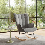 Fauteuil � bascule d?ext�rieur avec coussin, chaise relax ergonomique, fauteuil scandinave relax, fauteuils ...