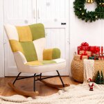 Fauteuil � bascule homemiyn - confort et chaleur en patchwork