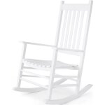 Fauteuil  bascule de patio, bois chaise  bascule, chaise longue  bascule, transat 6 x 63. 5 x 115 ...