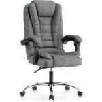 Wowttrelax ? fauteuil de bureau ergonomique inclinable ? dossier haut et rembourr� ? hauteur d'assise ...