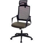 Décoshop26 - fauteuil de bureau ergonomique pivotante avec accoudoirs et dossier en tissu mesh olive ... Décoshop26 - fauteuil de bureau ergonomique pivotante avec accoudoirs et dossier en tissu mesh olive ...