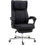Vinsetto - fauteuil de bureau manager grand confort repose - pied dossier inclinable accoudoirs ttire ...