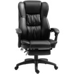Fauteuil bureau massant inclinable r�glable vincetto noir