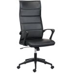 Fauteuil de bureau town simili cuir - avec accoudoirs - m�canisme basculant centr� - pied noir - maxiburo ...