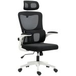 Fauteuil de bureau - vinsetto - maille respirant, accoudoirs relevables, pivotant, appui - t�te r�glable ...