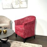 Fauteuil cabriolet rouge chin mira