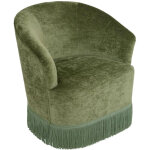Fauteuil chenille � franges  alanya  71cm kaki