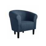 Fauteuil club monaco bleu Fauteuil club monaco bleu