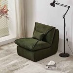Hauss spole - fauteuil de détente rembourré et paresseux, canapé simple, vert Hauss spole - fauteuil de détente rembourré et paresseux, canapé simple, vert