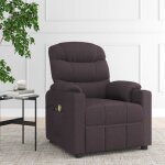 Fauteuil électrique de massage - chaise de relaxation - fauteuil relax marron foncé tissu 571005 Fauteuil électrique de massage - chaise de relaxation - fauteuil relax marron foncé tissu 571005