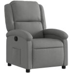 Fauteuil inclinable gris fonc� tissu vidaxl