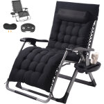 Fauteuil inclinable zero gravite, 825 mm, transat relax jardin pour interieur exterieur, chaise longue ...