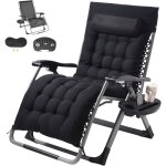 Fauteuil inclinable zero gravite, 825 mm, transat relax jardin pour interieur exterieur, chaise longue ... Fauteuil inclinable zero gravite, 825 mm, transat relax jardin pour interieur exterieur, chaise longue ...