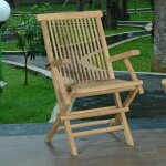 Teck'attitude - fauteuils de jardin pliants en teck massif java (lot de 2) Teck'attitude - fauteuils de jardin pliants en teck massif java (lot de 2)