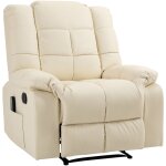 Homcom - fauteuil luxe de relaxation et massage inclinaison dossier repose - pied réglable revêtement ... Homcom - fauteuil luxe de relaxation et massage inclinaison dossier repose - pied réglable revêtement ...