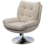 Amadeus - fauteuil magnum beige chrome