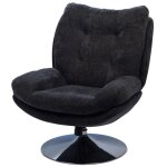 Amadeus - fauteuil magnum noir chrome