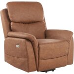 Fauteuil de massage electrique moderne en cuir pu avec fonction massage marron glorie Fauteuil de massage electrique moderne en cuir pu avec fonction massage marron glorie