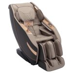 Vente - unique - fauteuil massant en simili - systme zero gravit - beige - mowata