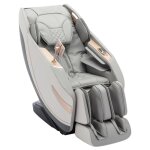 Vente - unique - fauteuil massant en simili - système zero gravité - gris - mowata Vente - unique - fauteuil massant en simili - système zero gravité - gris - mowata