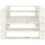 Fauteuil palette de jardin?chaise d'ext�rieur bois blanc cfw6186724