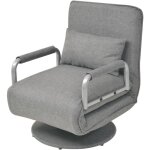 The living store - fauteuil pivotant et canapé - lit gris clair tissu - fauteuil convertible - fauteuil ... The living store - fauteuil pivotant et canapé - lit gris clair tissu - fauteuil convertible - fauteuil ...