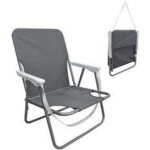 Fauteuil de plage en acier - cm. 53x52x66h.