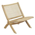 Aubry gaspard - fauteuil pliant en teck Aubry gaspard - fauteuil pliant en teck