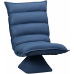 Homcom - fauteuil relax grand confort pivotant inclinaison rglable 5 niv. pais garnissage mousse haute ...