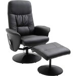 Fauteuil relax massage avec 10 points de vibration repose - pieds intégré et espace rangement en simili ... Fauteuil relax massage avec 10 points de vibration repose - pieds intégré et espace rangement en simili ...