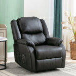 Fauteuils relax simple en cuir pu, fauteuil tv avec repose - pieds, fauteuil d'appoint, fauteuil r�glable ...