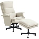 Fauteuil de relaxation - homcom - massant - repose - pieds et tlcommande - tissu aspect lin - 78x93x99cm ...