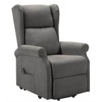 Les tendances - fauteuil de relaxation et releveur électrique 2 moteurs tissu agora - gris foncé Les tendances - fauteuil de relaxation et releveur électrique 2 moteurs tissu agora - gris foncé