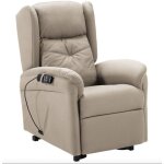 Les tendances - fauteuil relevable de relaxation électrique 2 moteurs tissu karola - beige Les tendances - fauteuil relevable de relaxation électrique 2 moteurs tissu karola - beige