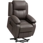 Fauteuil releveur électrique - homcom - repose - pied, dossier inclinable, télécommande - revêtement ... Fauteuil releveur électrique - homcom - repose - pied, dossier inclinable, télécommande - revêtement ...