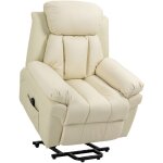 Homcom - fauteuil releveur inclinable avec repose - pied ajustable - fauteuil de relaxation électrique ... Homcom - fauteuil releveur inclinable avec repose - pied ajustable - fauteuil de relaxation électrique ...