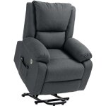 Mh - fauteuil releveur massant chauffant antonio gris Mh - fauteuil releveur massant chauffant antonio gris