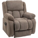 Homcom - fauteuil releveur massant chauffant grand confort - inclinable, repose - pieds r�tractable - ...