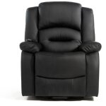 Fauteuil releveur massant chauffant - noir