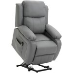 Mh - fauteuil releveur de relaxation melusine gris