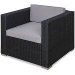Fauteuil en rotin svita, compl�ment d'accessoires, canap� en polyrotin california lugano noir