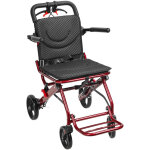 Fauteuil roulant, largeur d'assise 44 cm, �quip� d'un coussin de si�ge respirant absorbant les chocs, ...