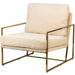 Nordlys - fauteuil de salon design pieds metal