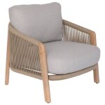 Fauteuil de salon de jardin nelora beige - hesp�ride