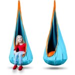 Fauteuil suspendu cocon turquoise neo - sport