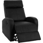 Hhg - jamais utilis] fauteuil de tlvision crosby, fauteuil relax, rocking - chair, fonction bascule, ...
