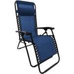 Fauteuil transat relax pliable multiposition + appui?tte rglable - - bleu