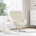 Torana - fauteuil ?uf crème 63 x 73 x 90 cm velours Torana - fauteuil ?uf crème 63 x 73 x 90 cm velours