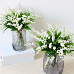 Faux tandis que les fleurs carillon �olien orchid�e, simulation fleur parure bricolage bouquets de mariage ...